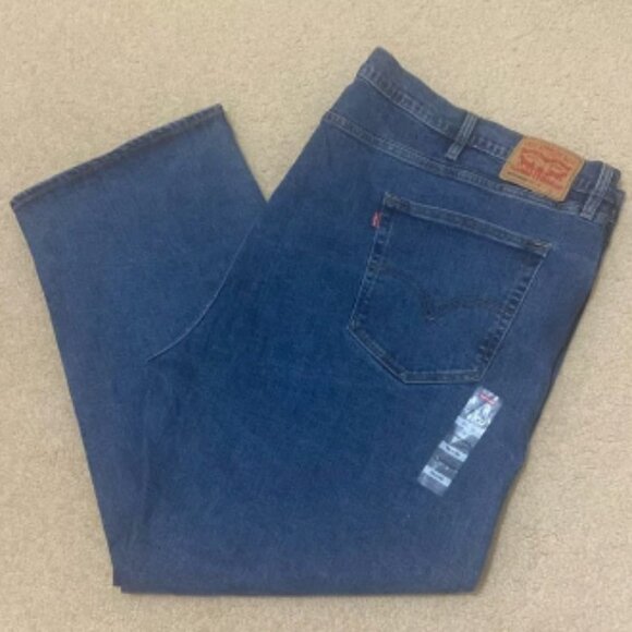 NWOT LEVI’S Men’s Workwear Fit Blue Denim Jeans Size 56x32 - Picture 1 of 10
